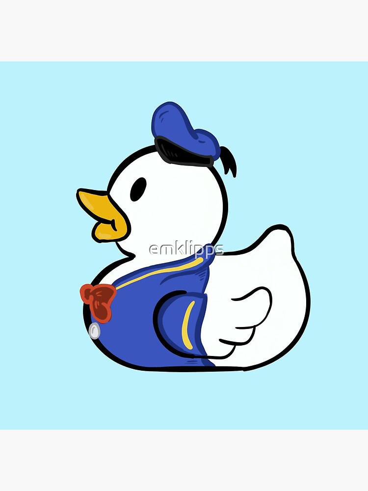 donald duck rubber ducky