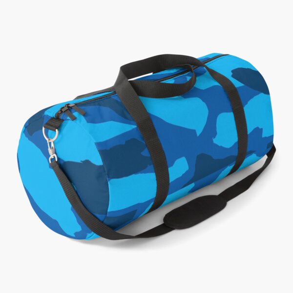 Blue camouflage pattern Duffle Bag