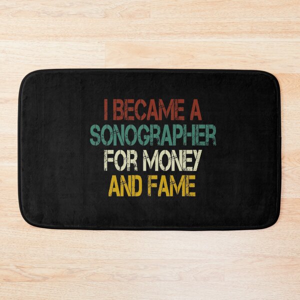 Item preview, I Became A Sonographer For Money and Fame / sonographer gift , Sonography ,sonography Student , sonographer gift ideas , Radiologist vintage style idea design designed and sold by Chamssou.
