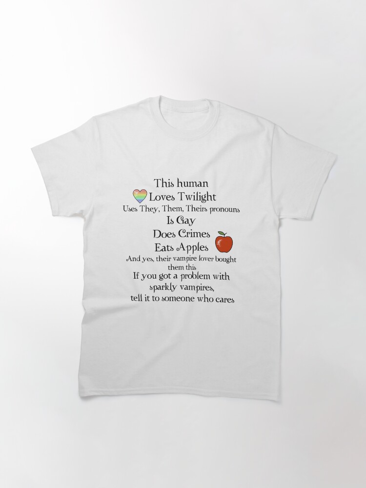 Vista alternativa de Camiseta clásica Crepúsculo extrañamente específico
