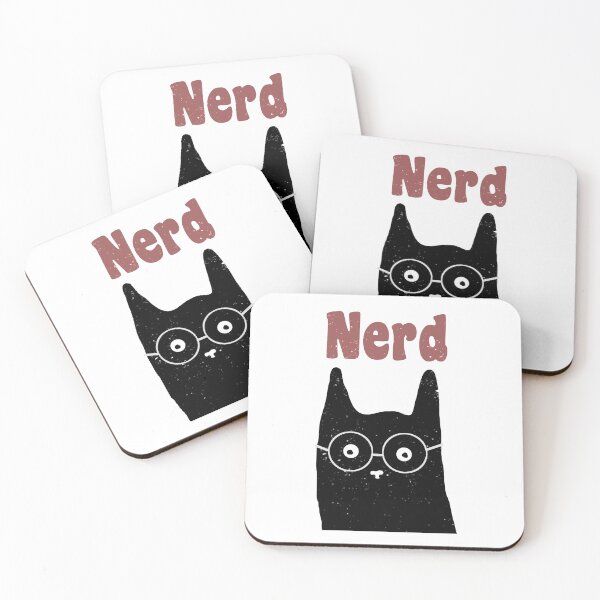 Item preview, Nerd cat designed and sold by blankshirt.