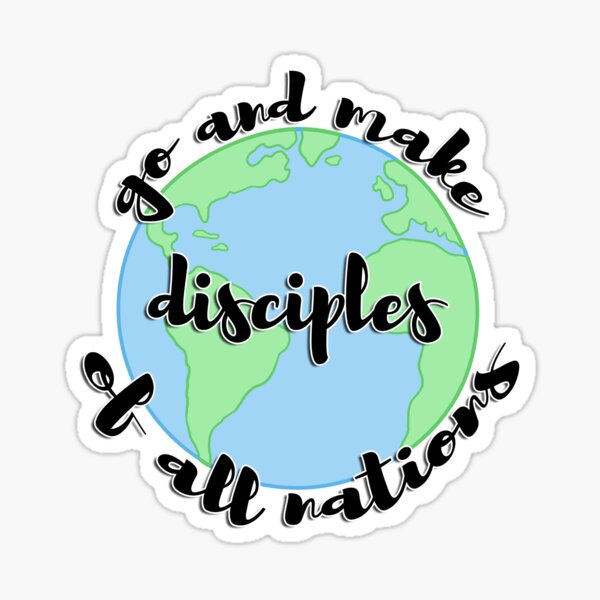 Item preview, 'Go and make disciples of all nations' - Matthew 28:19 designed and sold by Ellie Canhoto.