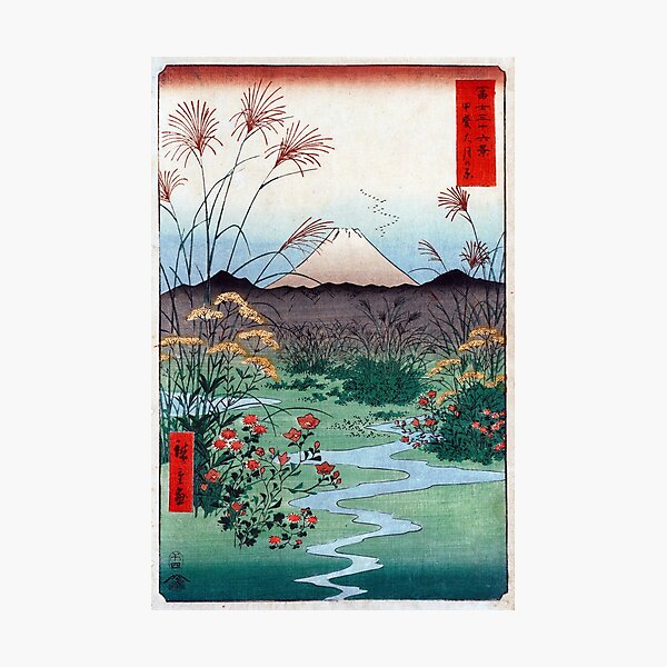 Utagawa Hiroshige Ōtsuki Plain in Kai Province Photographic Print