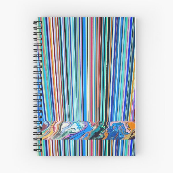 Item preview, Spectrum of dribbled paint, cool colours designed and sold by Club30-80.