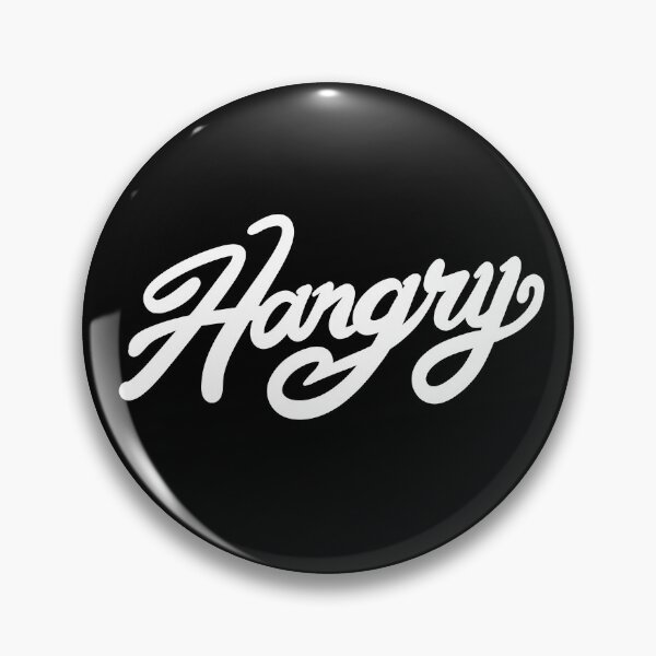 Item preview, Hangry Hand Lettered White designed and sold by amalonzoart.