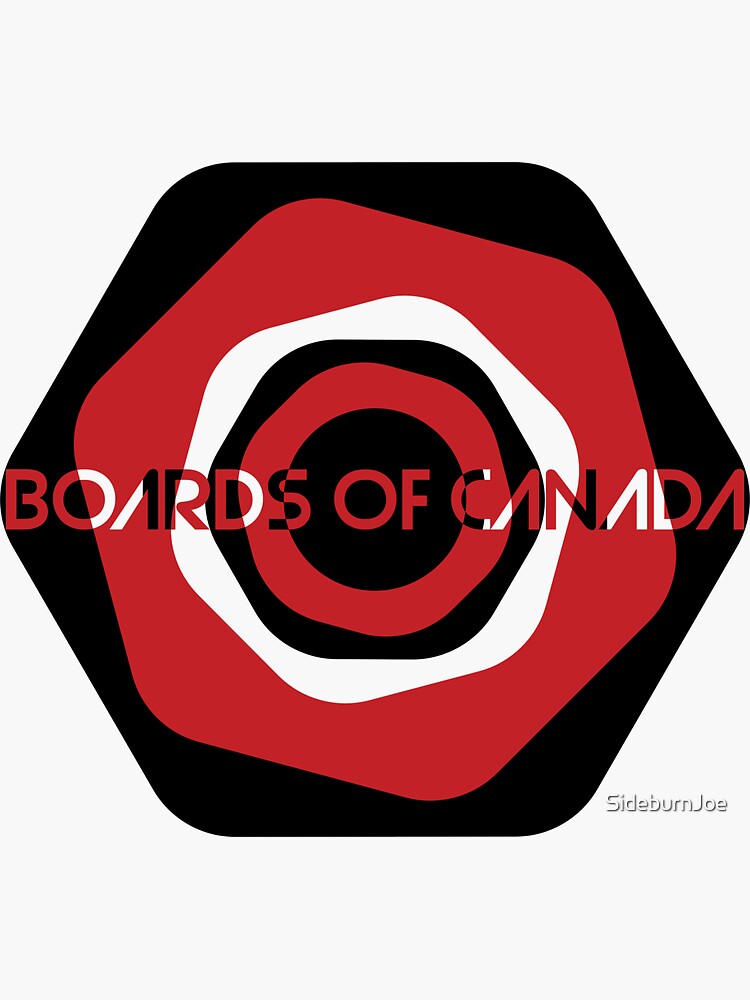 "Boards of Canada Hexagon" Sticker by SideburnJoe Redbubble