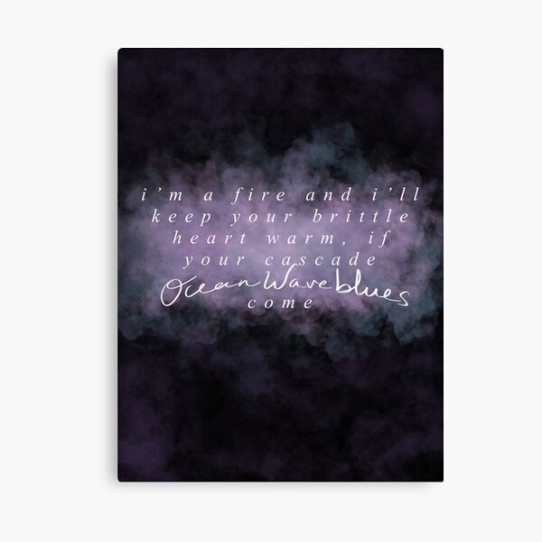 Taylor Swift Lyrics Canvas Prints Redbubble