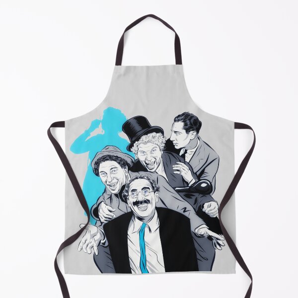 The Marx Brothers - An illustration by Paul Cemmick Apron