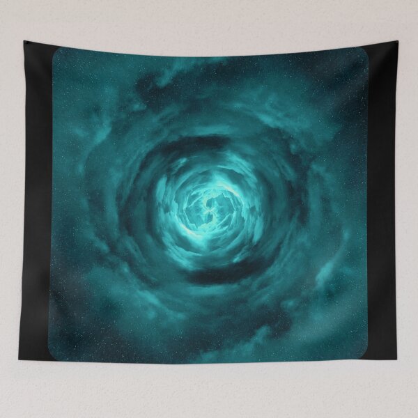 Item preview, Turquoise Wormhole in Space designed and sold by TopPopClothing.