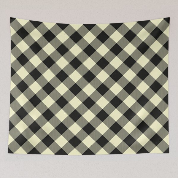 Item preview, Cream & Black Cross Buffalo Plaid designed and sold by 89BLACK.