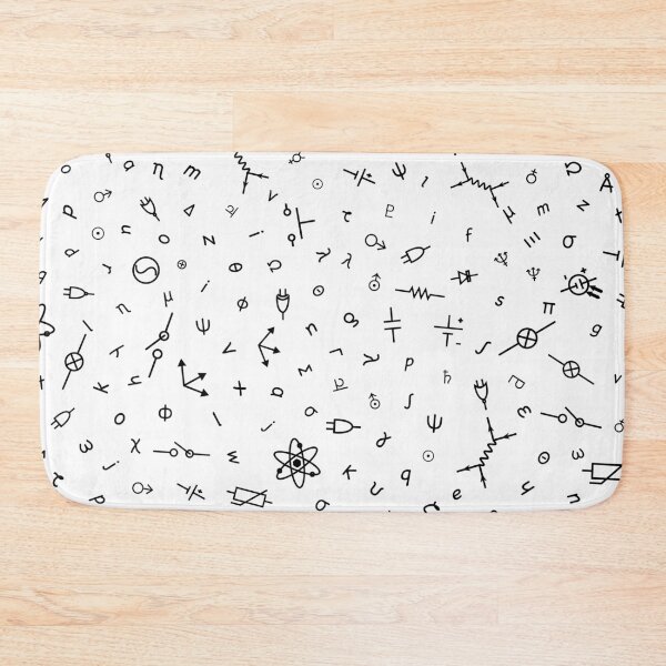 Item preview, Physics Symbols and Notation Pattern designed and sold by GeorgeLemon.