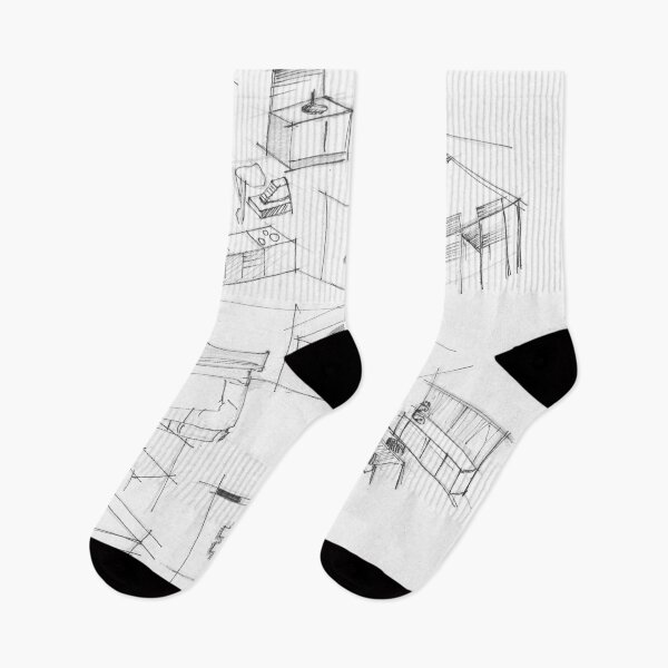 Item preview, white furniture sketches designed and sold by jorgelebeau.