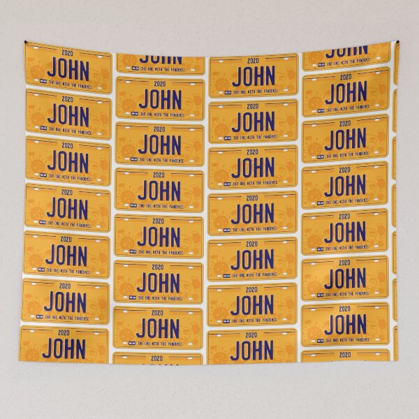 Item preview, JOHN - 2020 Car Plate  designed and sold by maxchmz.