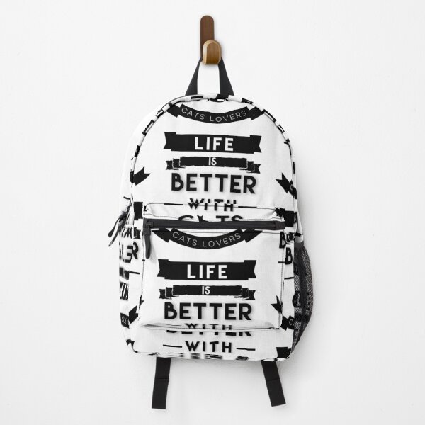 Item preview, Life is better with cats designed and sold by Hussain Shirts.