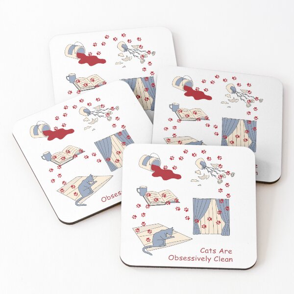 Item preview, Cats Are Obsessively Clean designed and sold by JoanTatley.