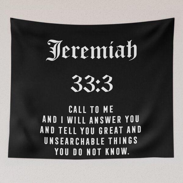 Item preview, Jeremiah 33:3 designed and sold by OpulenceDesigns.
