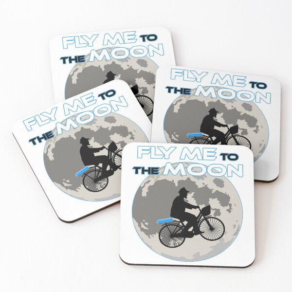 Item preview, Fly me to the Moon e-bike designed and sold by NicGrayGraphic.