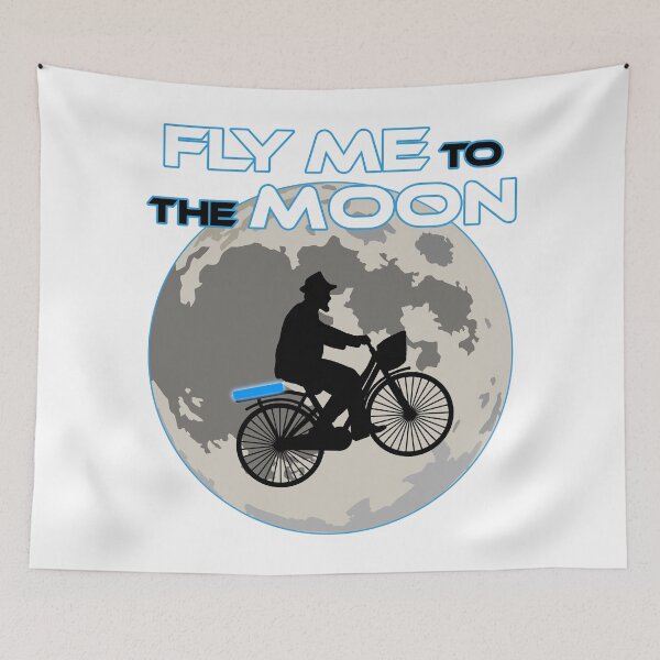 Item preview, Fly me to the Moon e-bike designed and sold by NicGrayGraphic.