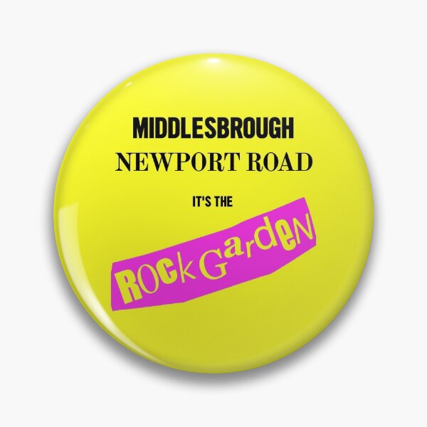 Item preview, Middlesbrough Newport Road Its The Rock Garden Punk designed and sold by Logo-A-GoGo.
