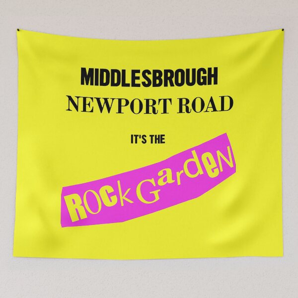Item preview, Middlesbrough Newport Road Its The Rock Garden Punk designed and sold by Logo-A-GoGo.