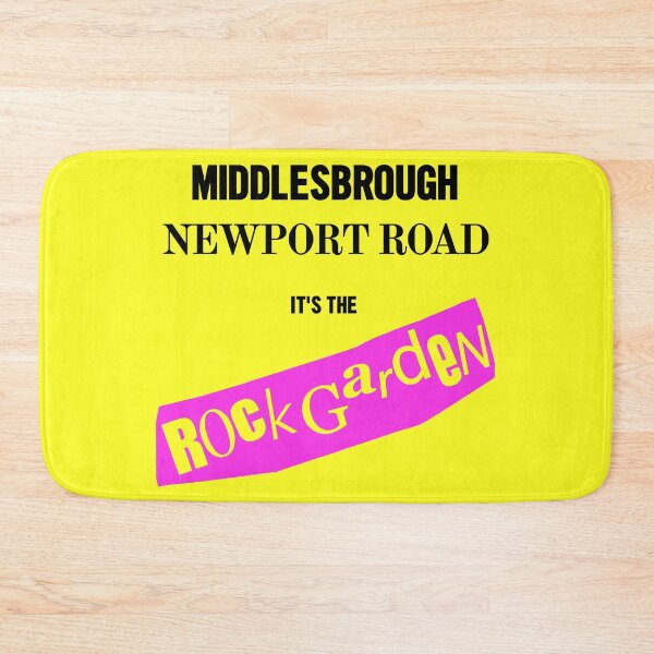 Item preview, Middlesbrough Newport Road Its The Rock Garden Punk designed and sold by Logo-A-GoGo.