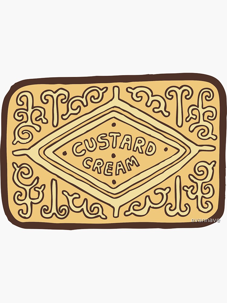 Custard Cream British Biscuit by evannave