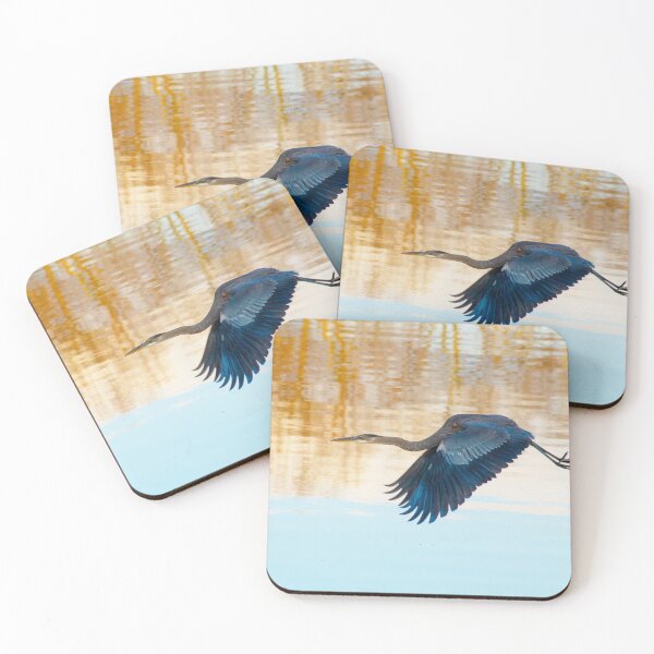 Item preview, Great Blue Heron in flight designed and sold by towelday42.