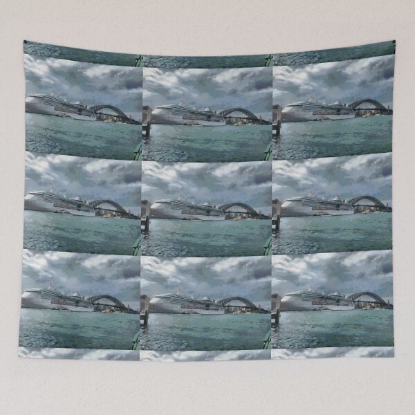 Item preview, Cruise ship and sail boat designed and sold by ashishagarwal74.