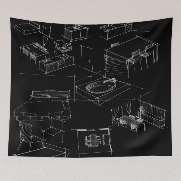 Item preview, shadow furniture sketches designed and sold by jorgelebeau.