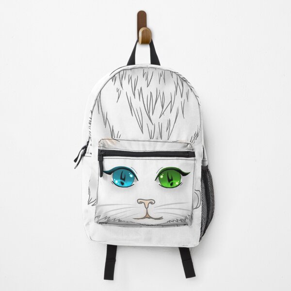 Item preview, white kitty with blue and green eye designed and sold by Tane111.