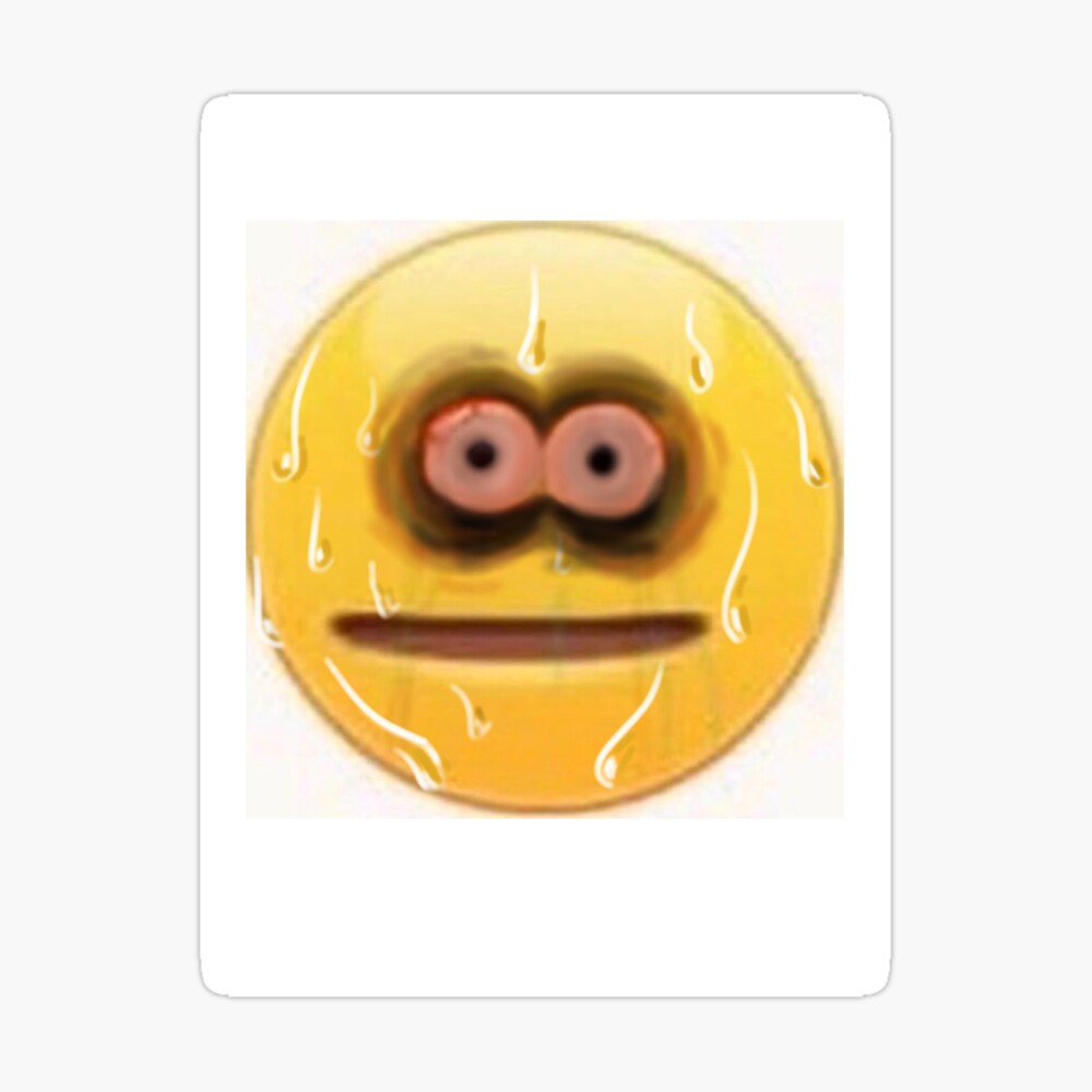 Cursed emoji sweating