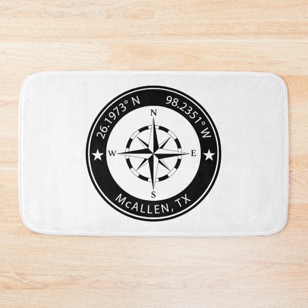 Item preview, McAllen, Texas Geographical Coordinates designed and sold by TeeOhGraphics.