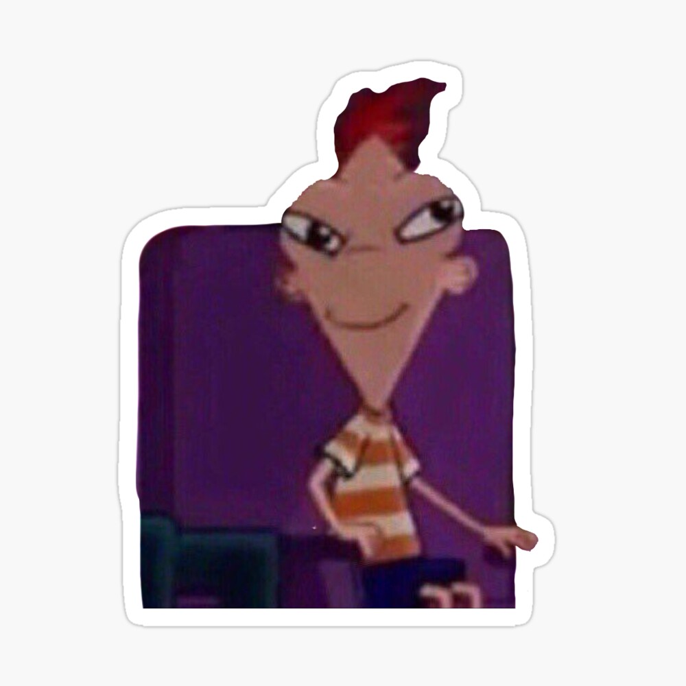 phineas from the front  Sticker for Sale by kmfranks | Redbubble