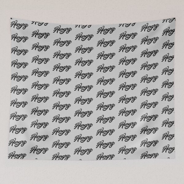 Item preview, Hangry Hand Lettered Black designed and sold by amalonzoart.