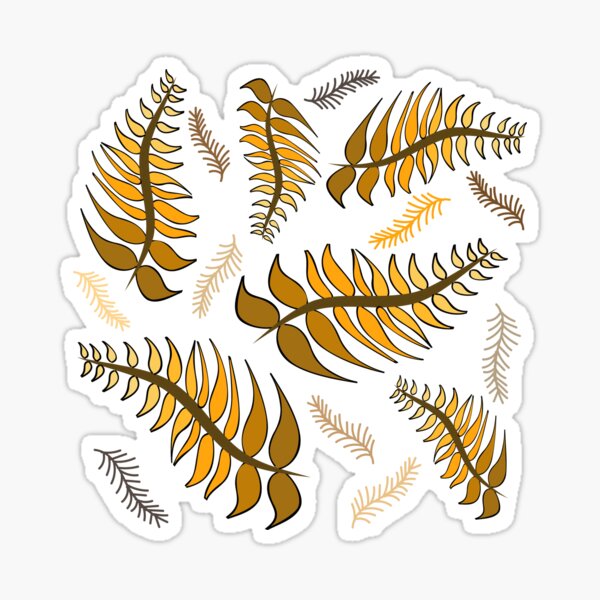 Fernica - Beige-Pink Sticker