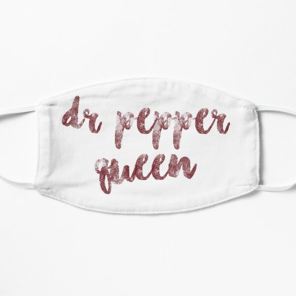 Dr Pepper Queen Flat Mask
