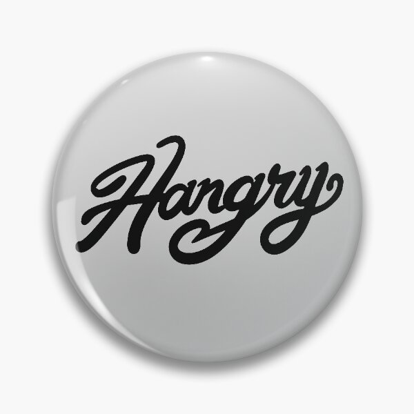 Item preview, Hangry Hand Lettered Black designed and sold by amalonzoart.