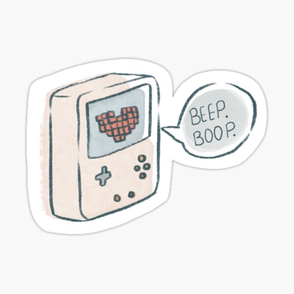 Beep Boop I Love You Sticker