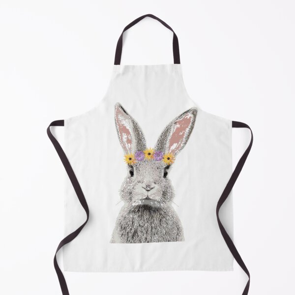 Item preview, Cute Bunny with Flower Crown designed and sold by vdwaltDesign.