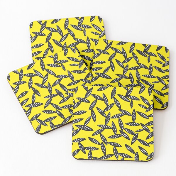 Aperçu de l'œuvre Abstract Leaves Pattern Print créée et vendue par MCMXCV-PROJECT.