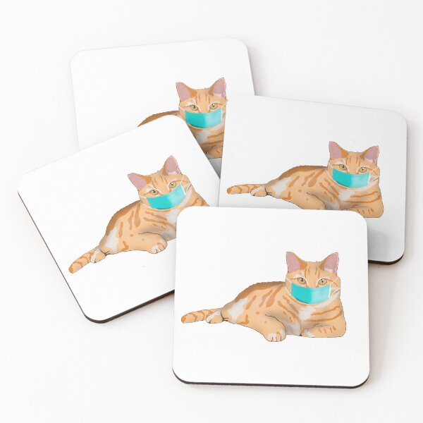 Item preview, COVID cat designed and sold by FilthyAnnaMalle.