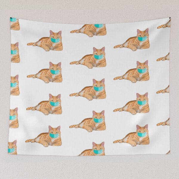 Item preview, COVID cat designed and sold by FilthyAnnaMalle.