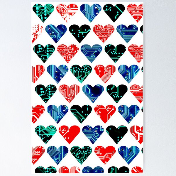 Item preview, love circuit, Colors set 1 designed and sold by sebmcnulty.