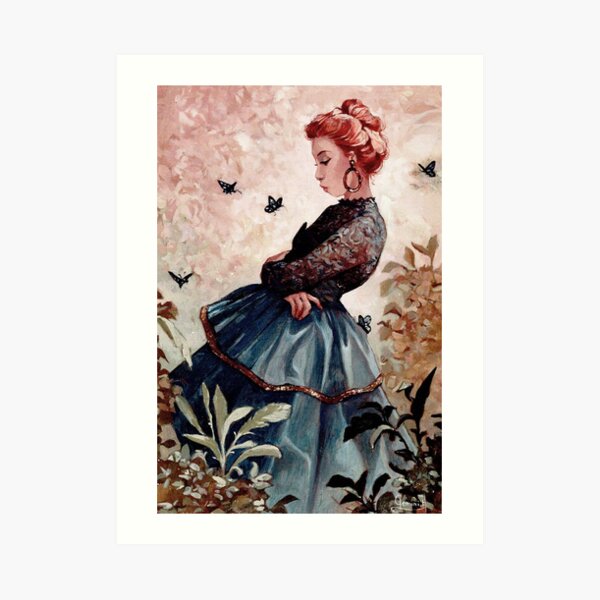 Secret garden Art Print