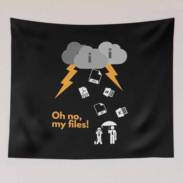 Item preview, Raining Files from the Cloud designed and sold by Frosty1489.