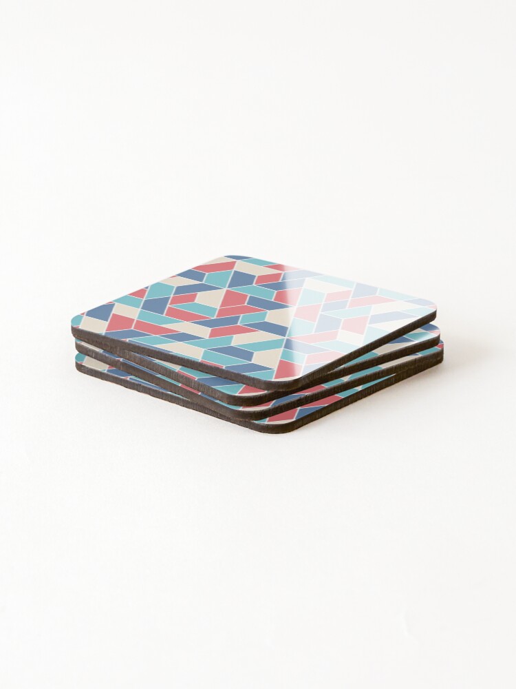 Thumbnail 4 of 5, Coasters (Set of 4), Geo one designed and sold by Rusembell.