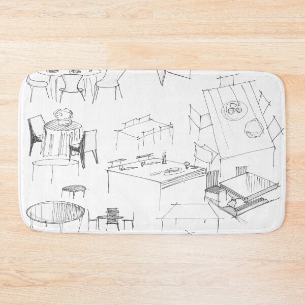Item preview, lightroom furniture sketches designed and sold by jorgelebeau.