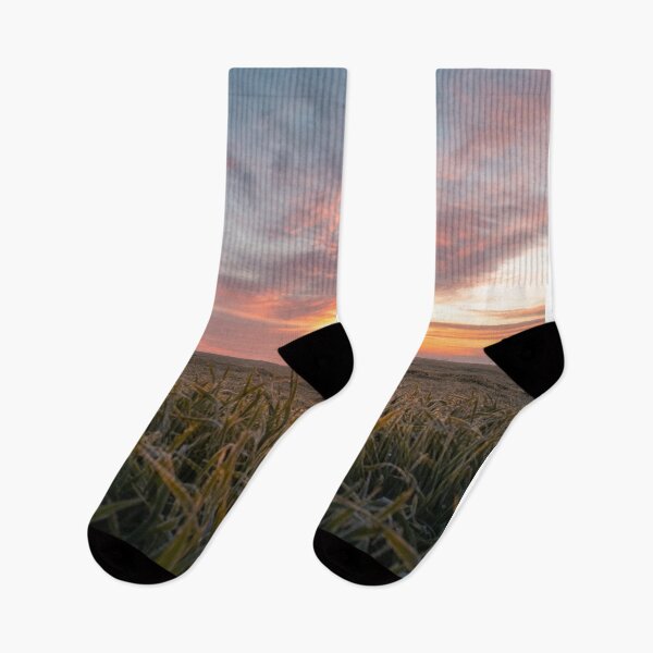 Item preview, Amazing sunrise over the fields designed and sold by Kipcio.