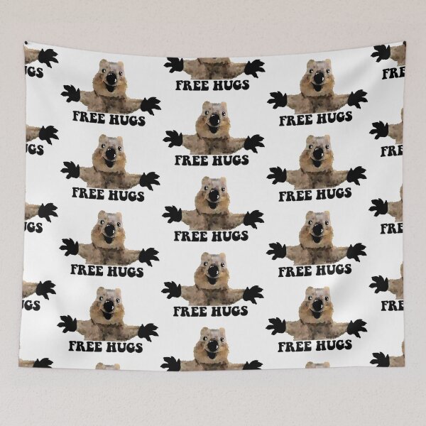 Item preview, Free hugs quokka designed and sold by Rocky Designs.