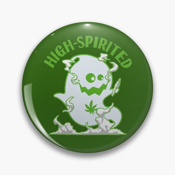Item preview, High-Spirited Ghost Smoking Weed designed and sold by Maria Garcia.